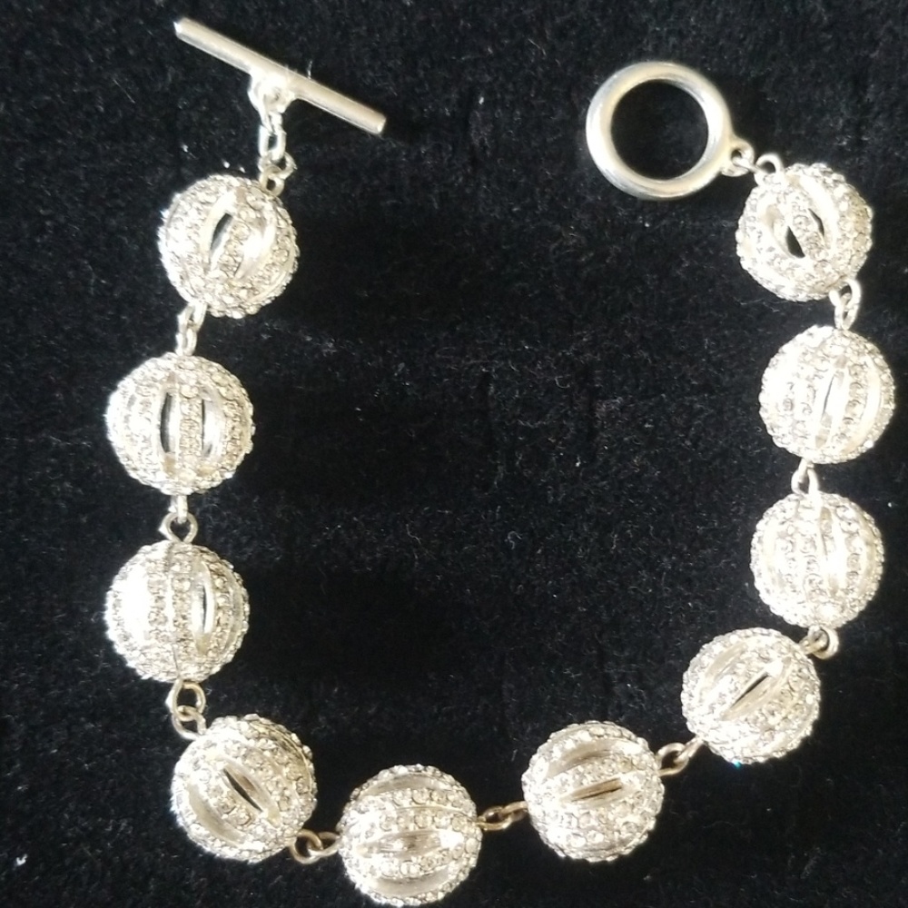 BRAND NEW Ralph Lauren Silver CZ Bracelet - Picture 3 of 5